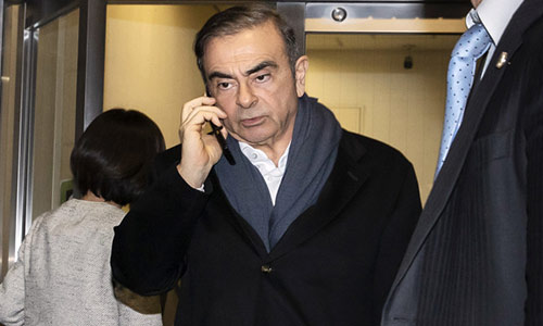 U.S. says Ghosn wired money to man who helped him flee Japan