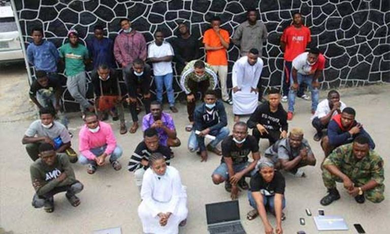 EFCC Arrests Soldier, 26 Others For Alleged Internet Fraud In Lagos