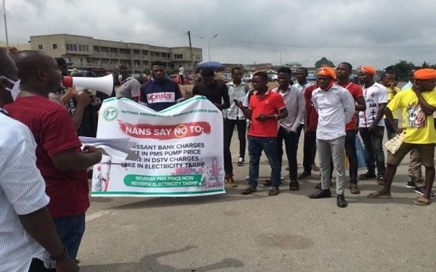 Human rights activists, students protest increase in price of PMS, electricity tariff in Osun