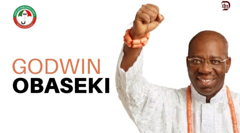 Edo Election: Senate minority caucus hails Obaseki over victory