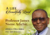 Chimamanda Adichie’s family announces burial arrangement for their father, Prof. James Nwoye Adichie