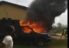 Fury, Fire In Okitipupa As Angry Youths Set Fire On Police Station, Council HQ, Release Prisoners
