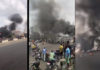 Violence Erupts As Motorcycle Riders Clash With Lagos Task Force In Oshodi