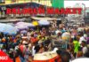 Balogun market Lagos on Christmas Eve