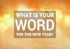 A word for the New Year (1)
