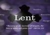 What lent means to Christians