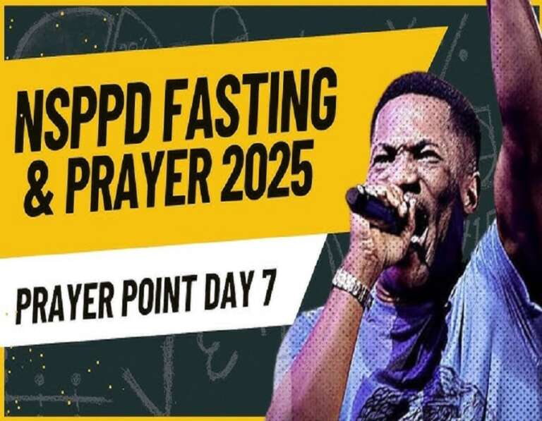 NSPPD 21 Days Fasting and Prayers 12th January 2025 (Day 7 prayer points)