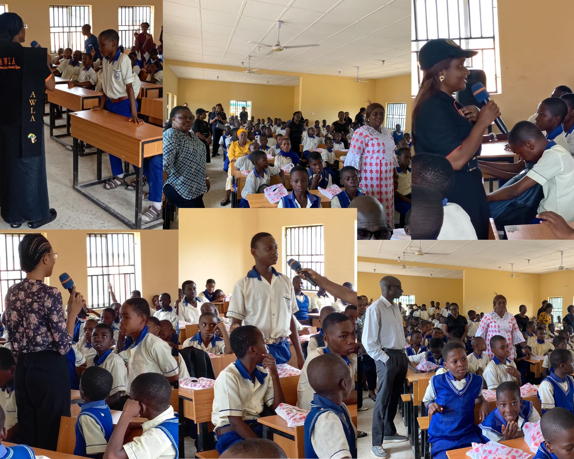 AWLA (Nig.) Abuja hosts sensitisation workshop for Maitama Model Junior Secondary School boys