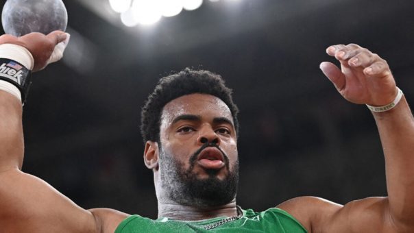 Nigerian man Chukwuebuka Enekwechi becomes first African to hit 22m mark in shot put