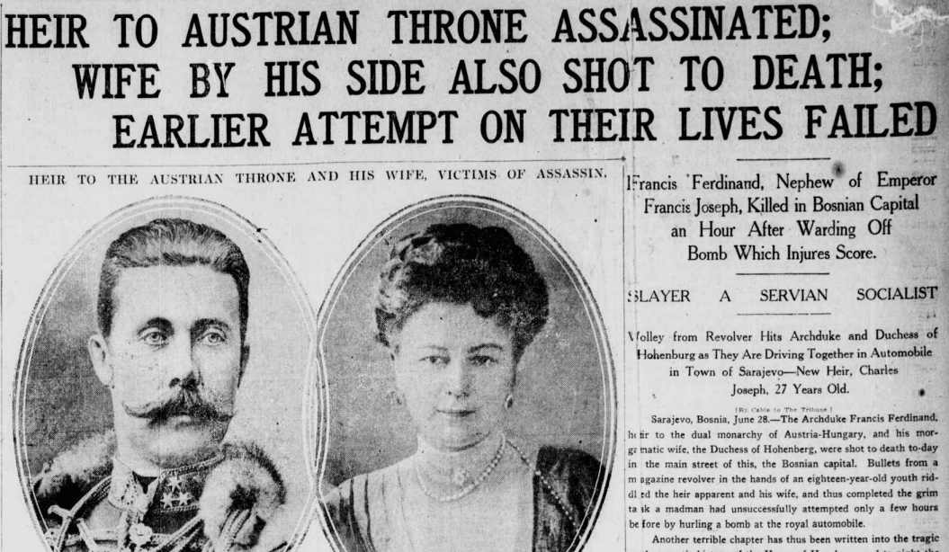 How Franz Ferdinand’s assassination changed the course of history