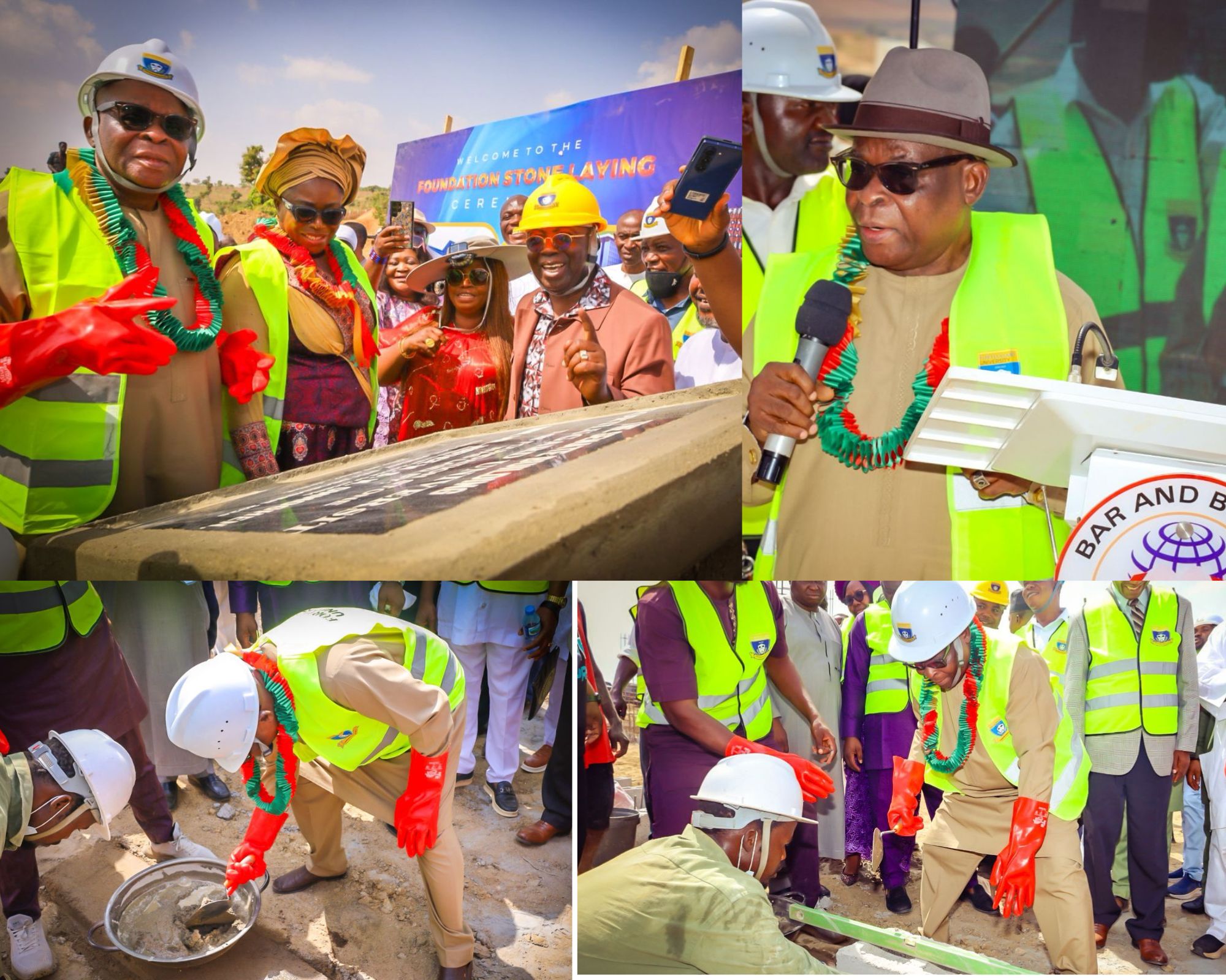 Former Chief Justice Onnoghen leads dual groundbreaking ceremony at proposed FortLugard University