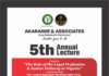 Nigeria’s justice system under the spotlight as Supreme Court Justice Agim headlines 5th Annual Lecture of Akaraiwe Associates