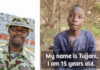 Video: Nigerian Army arrests teenage suspect linked to killing of brigadier-general in Borno
